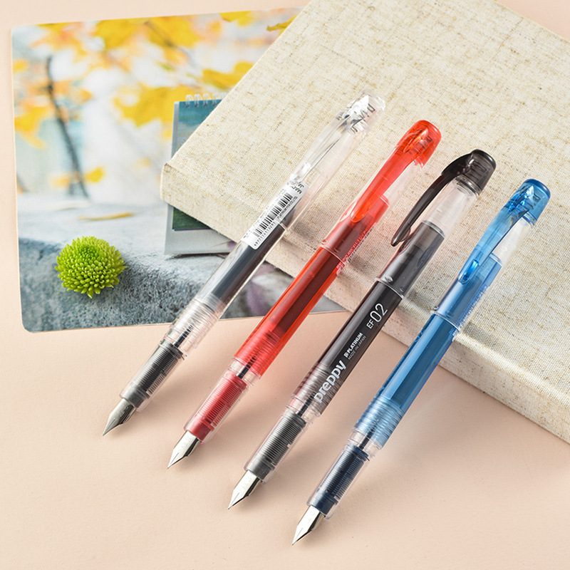 【透明軸】インクの色を楽しむ スケルトン 初心者・中学生に人気