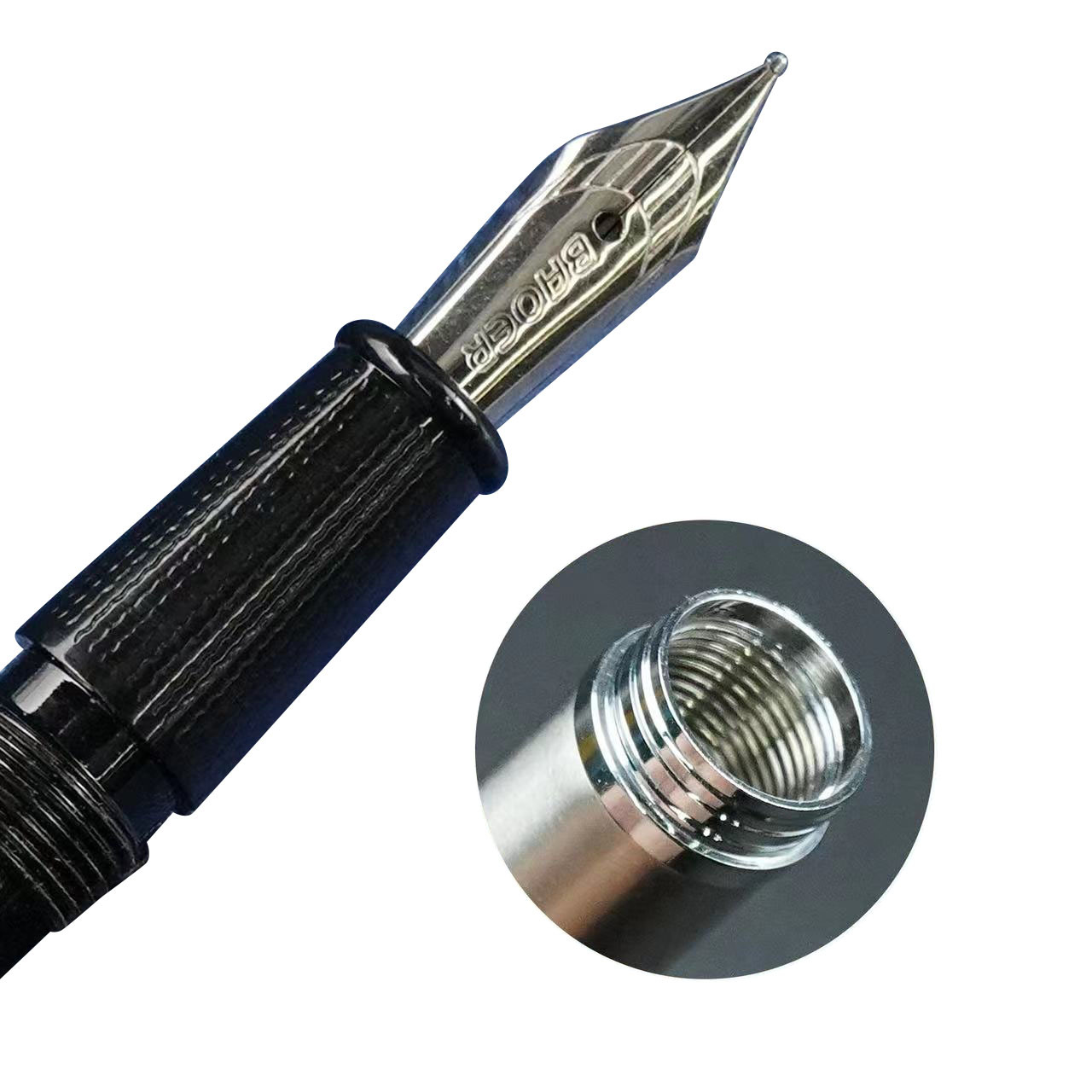 万年筆 金属軸シンプル設計細字万年筆