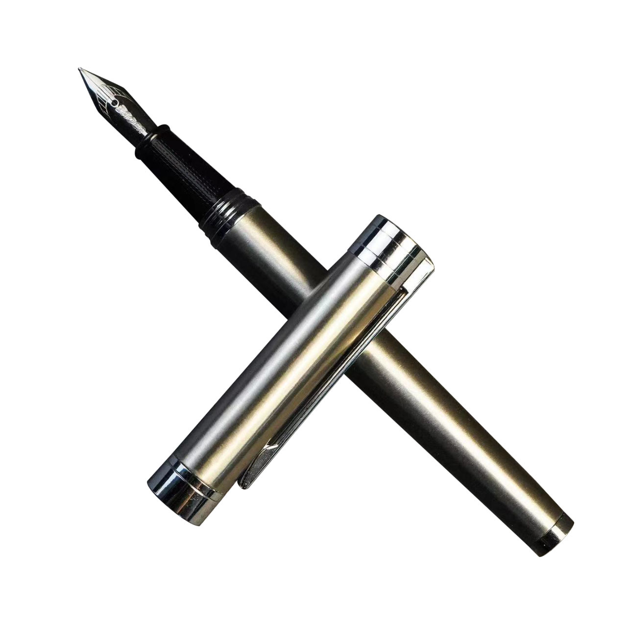 万年筆 金属軸シンプル設計細字万年筆