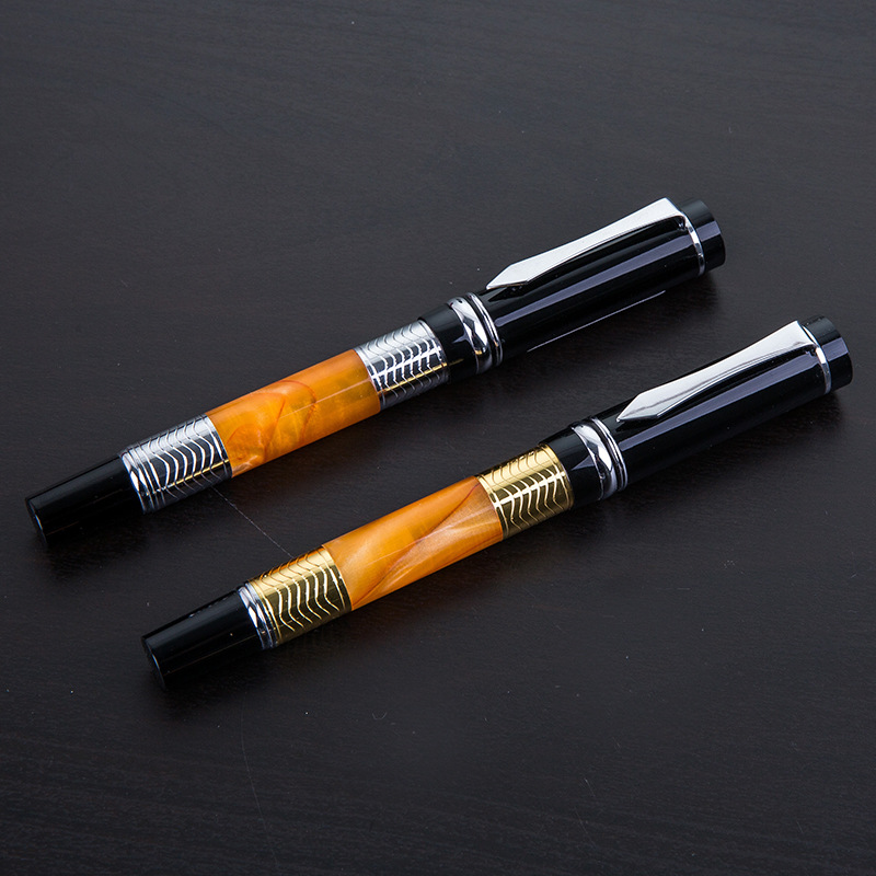 【金属軸】圧倒的質感 艶消しマットブラック 金属万年筆