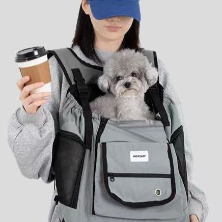 犬キャリーバッグ 小型犬用前抱き胸掛け式ペットキャリーバッグ