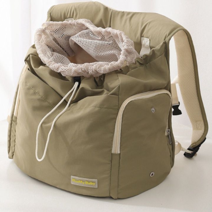 犬キャリーバッグ 小型犬用前向き抱っこ型多機能リュック