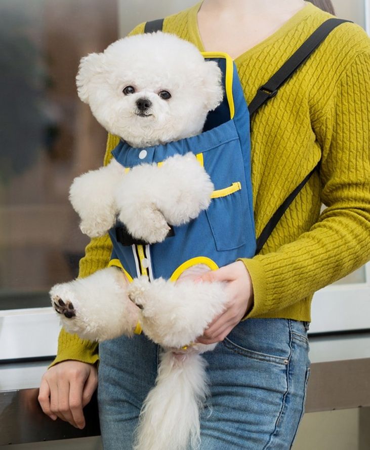 小型犬用抱っこ式前抱き犬キャリーバッグ