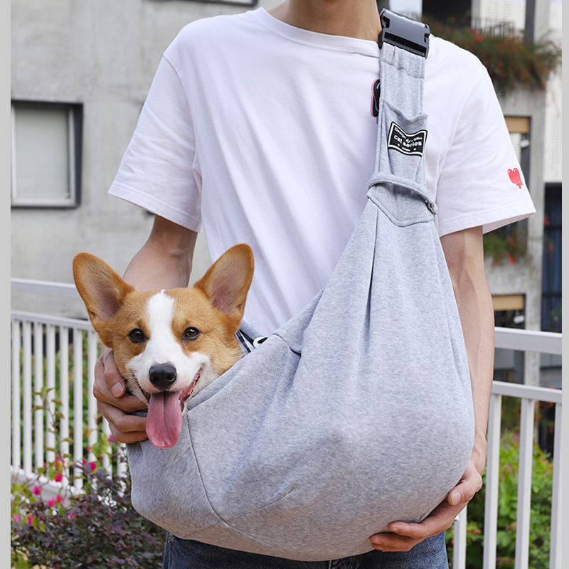 犬キャリーバッグ 小型犬用抱っこスリング肩掛け斜めがけキャリー