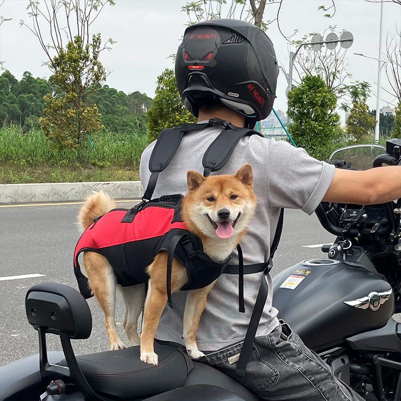 犬キャリーバッグ 大型犬対応リュック型ハーネス一体式犬キャリーバッグ