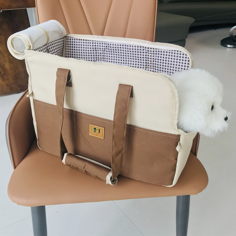 犬キャリーバッグ 小型犬用トート型犬キャリーバッグ手提げタイプ　持ち運び
