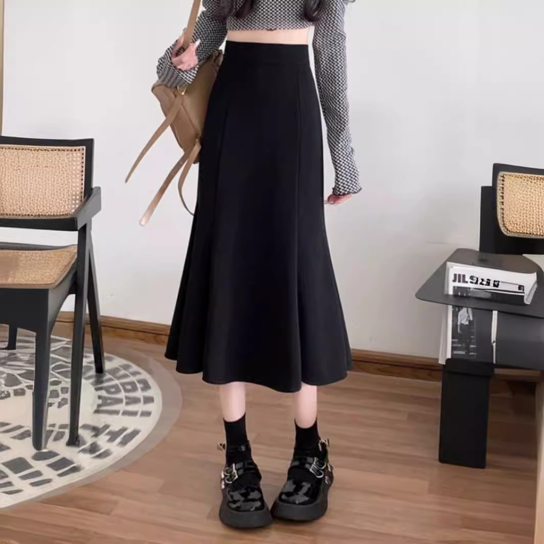 マーメイドスカート 優美なマーメイドシルエットスカート
