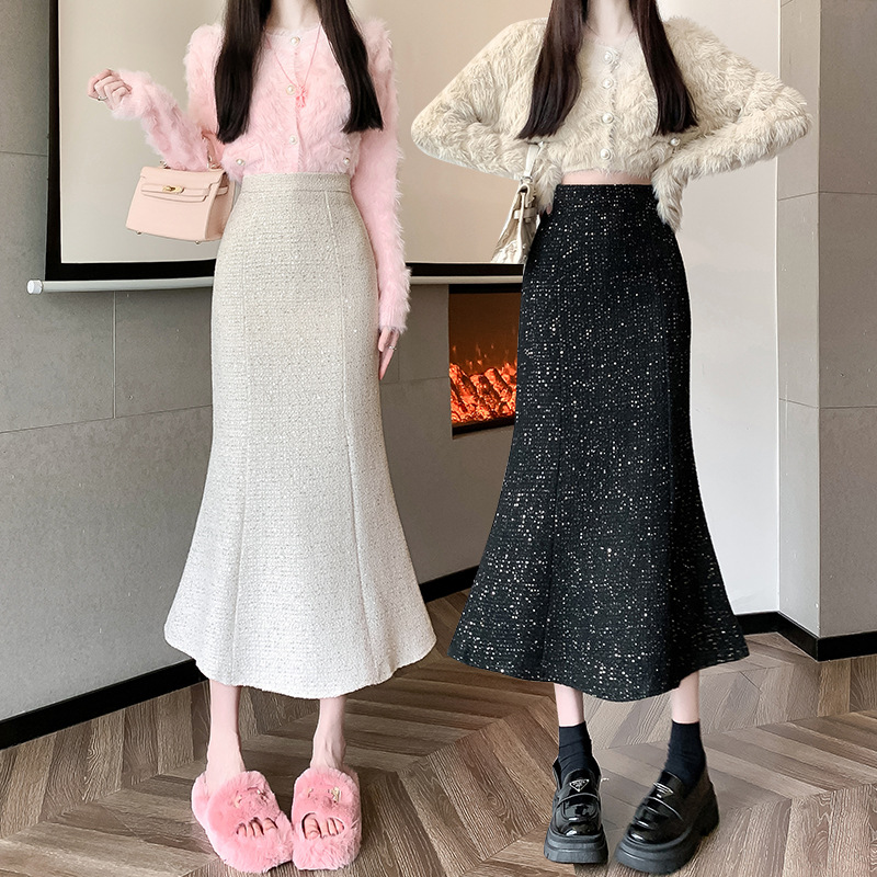 マーメイドスカート きらめき優美マーメイドスカート
