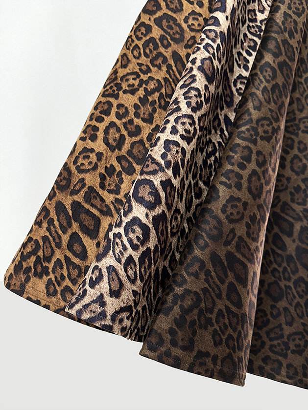 豹柄マーメイドスカート ロング丈 初回送料無料