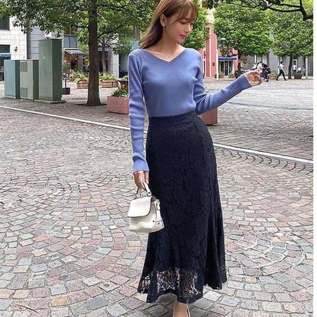 春にぴったり！軽やかなマーメイドスカートで作る春コーデ10選