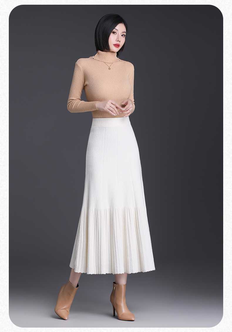エレガントさを演出する!プリーツマーメイドスカート5選
