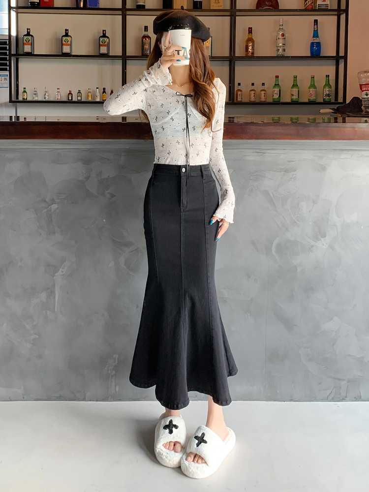 太って見えるお悩み解決!スタイルアップが叶うマーメイドスカート5選