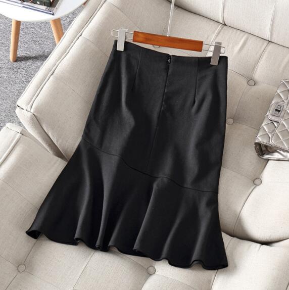 千鳥格子ハイウエストマーメイドスカート