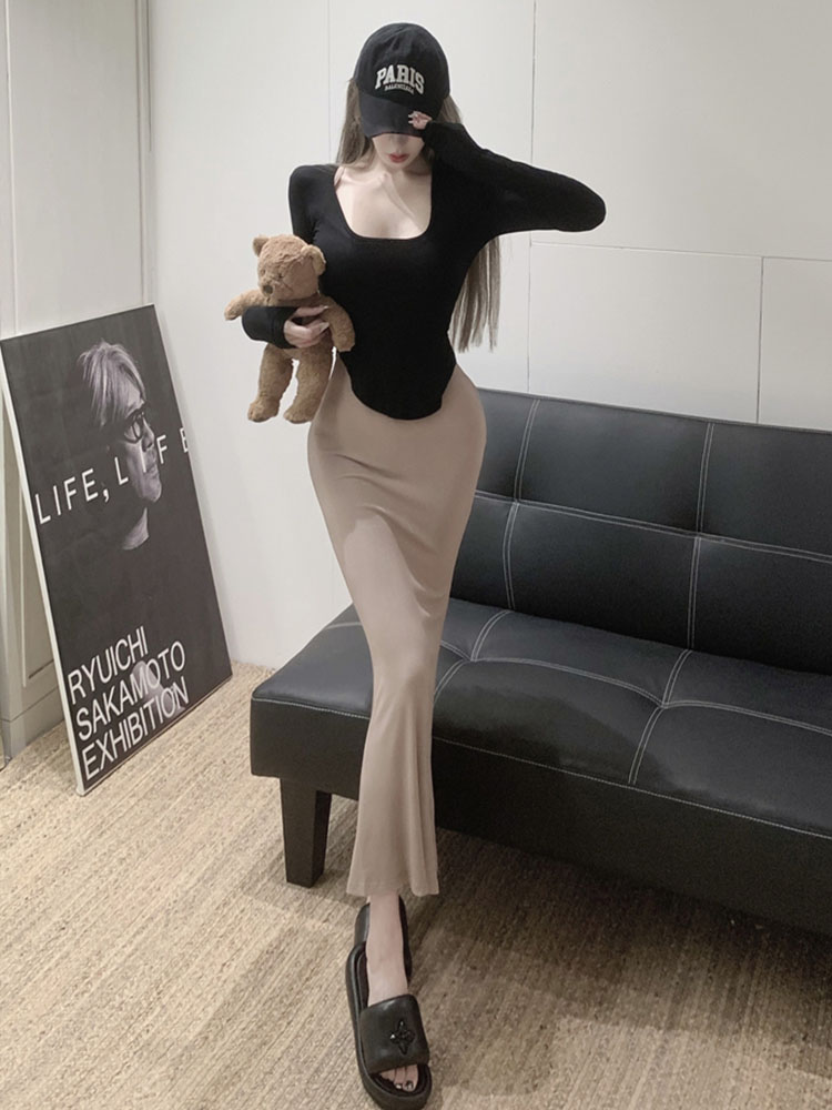 マーメイドスカート 優美なシルエット マーメイドスカート