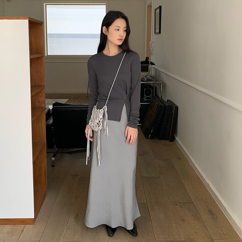 マーメイドスカート  上品なフレアシルエットレーススカート