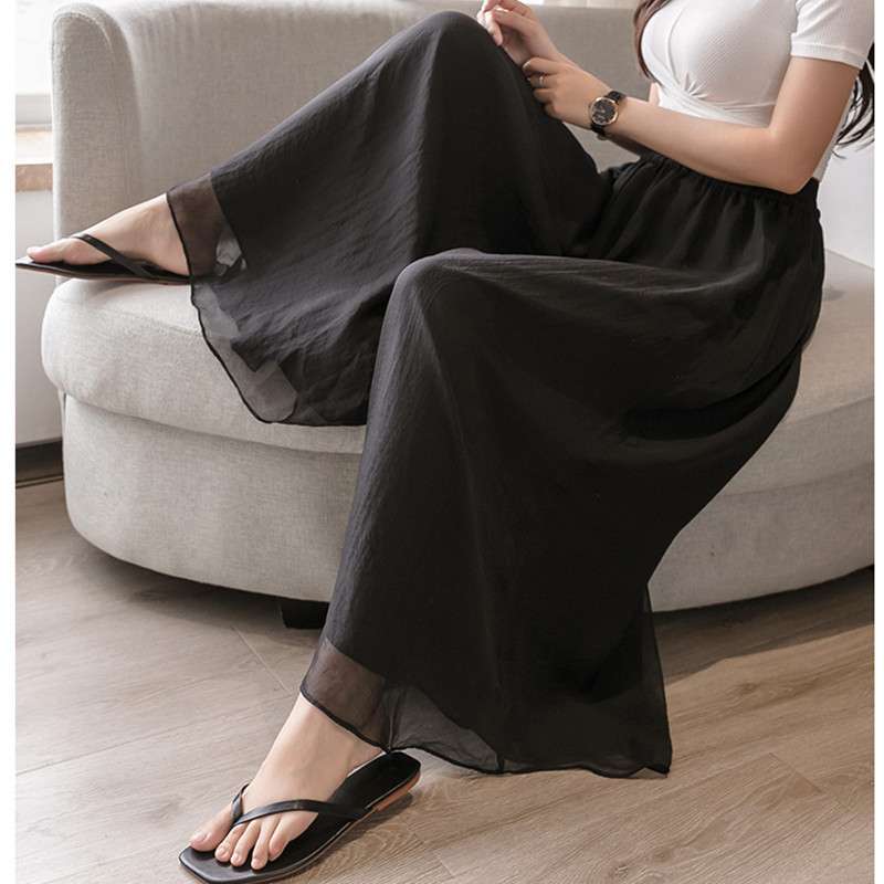 シアー重ね マーメイドスカート