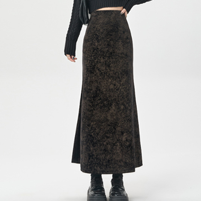 初回送料無料 大人可愛いタイダイ風マーメイドスカート