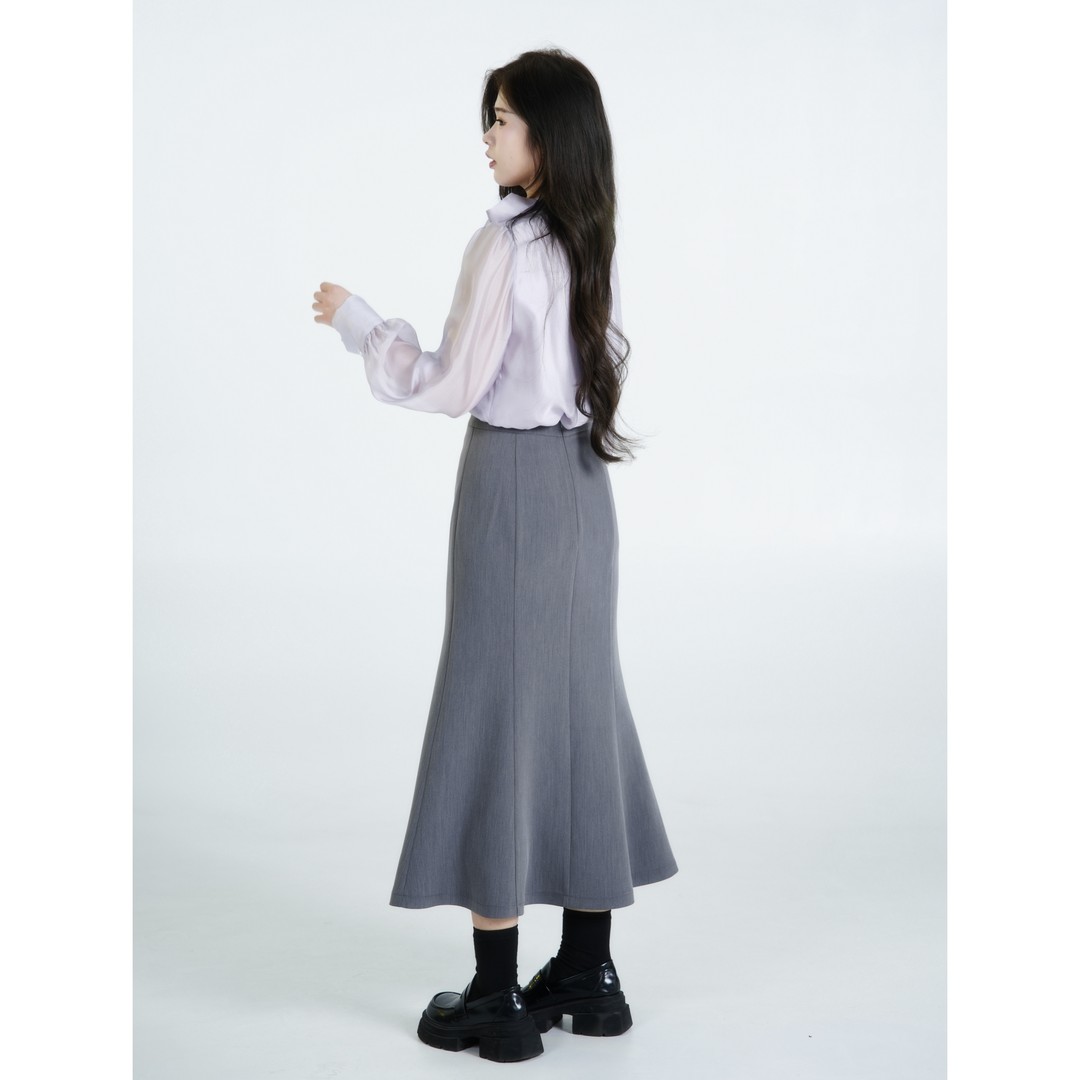 マーメイドスカート 上品な佇まいマーメイドニットスカート