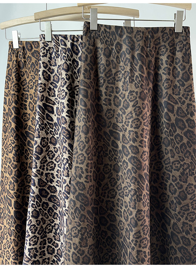 豹柄マーメイドスカート ロング丈 初回送料無料
