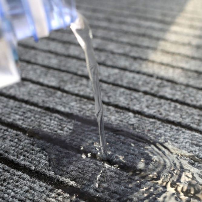 玄関マット 縦縞模様の泥落とし 屋外用