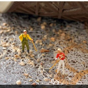 玄関マット 和モダン雲柄デザイン