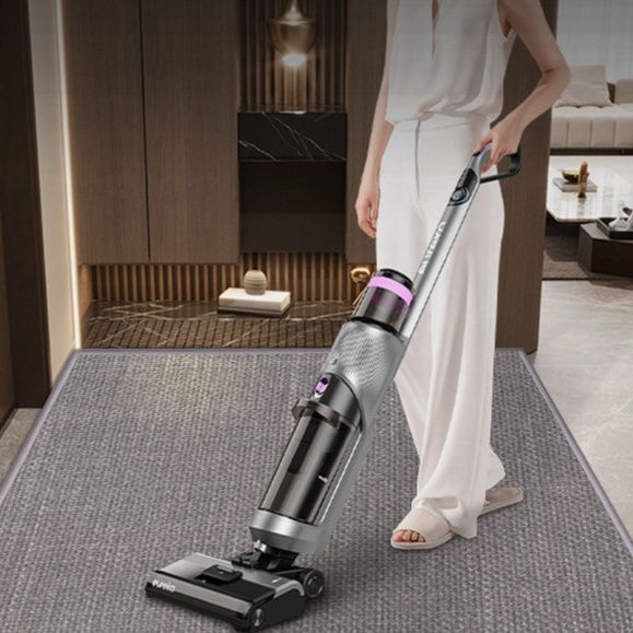 玄関マット 精織綿麻風ワッフル織り 屋内用