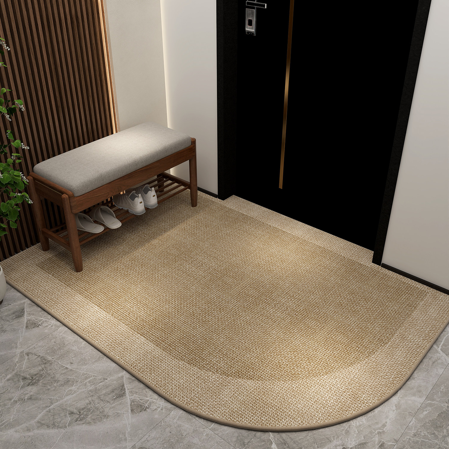 玄関マット 天然素材編み込み大判