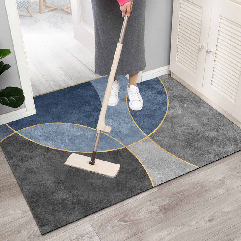 玄関マット 幾何学模様デザイン抽象アート