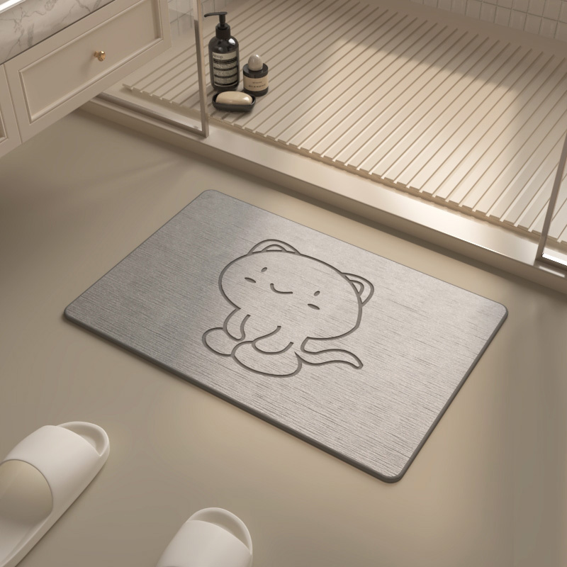 玄関マット かわいい動物デザイン吸水マット