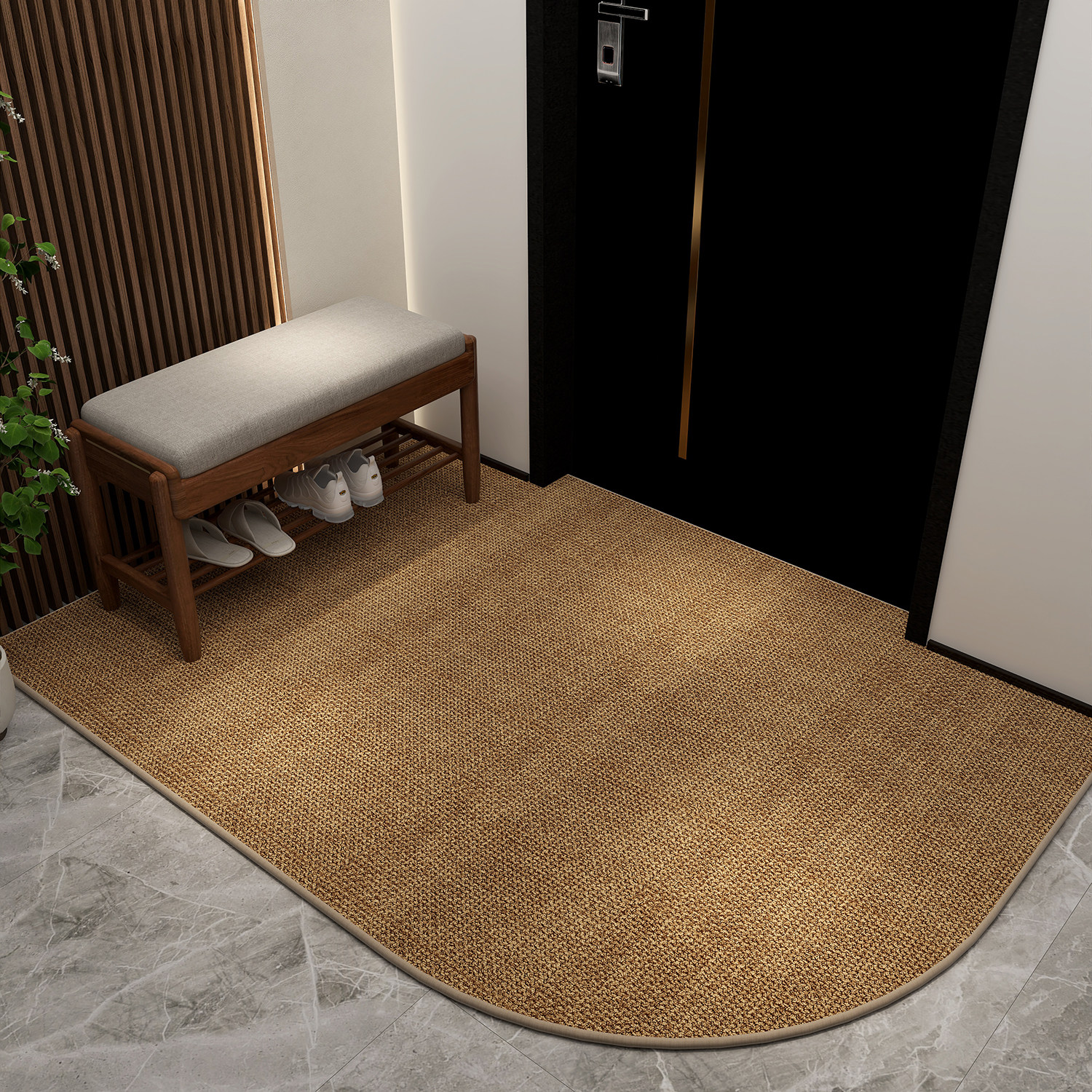 玄関マット 天然素材編み込み大判