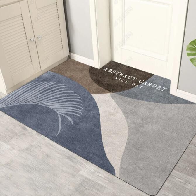 玄関マット 幾何学模様デザイン抽象アート