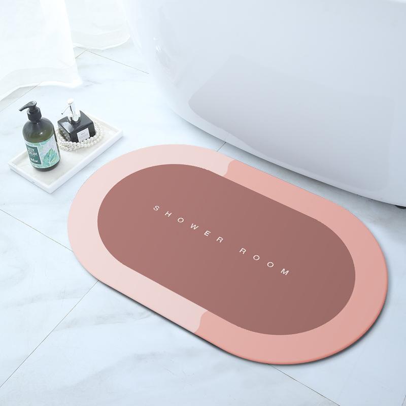 玄関マット 浴室用オーバル吸水マット