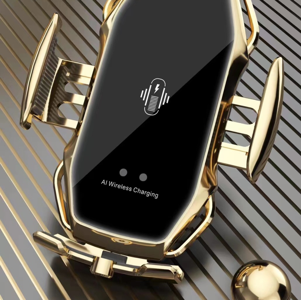 スマホホルダー　車 次世代型自動開閉式車載急速充電ホルダー