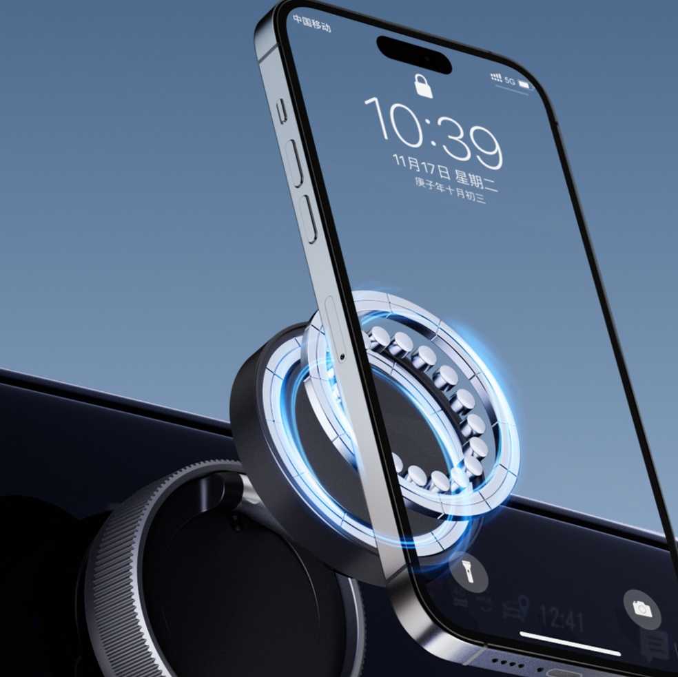 スマホホルダー　車 真空吸着式 折りたたみ式車載スマートフォン固定スタンド