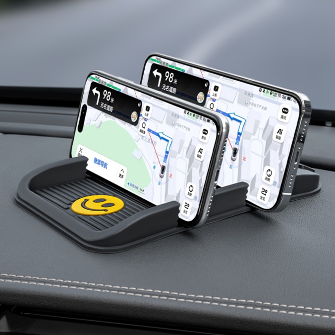 スマホホルダー　車 波型滑り止め付き携帯スタンド