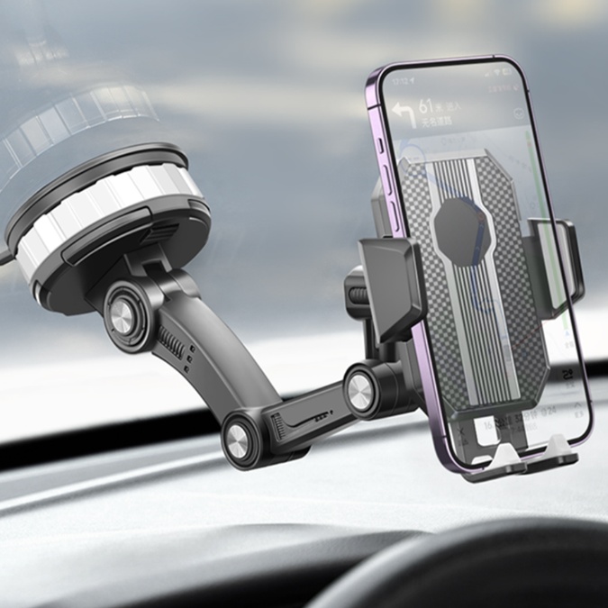 スマホホルダー　車 多関節アーム式 強力吸着スマートホルダー