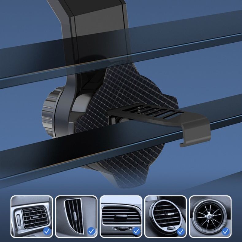 車 スマホホルダー 六点承托自動調整式車載携帯電話固定具