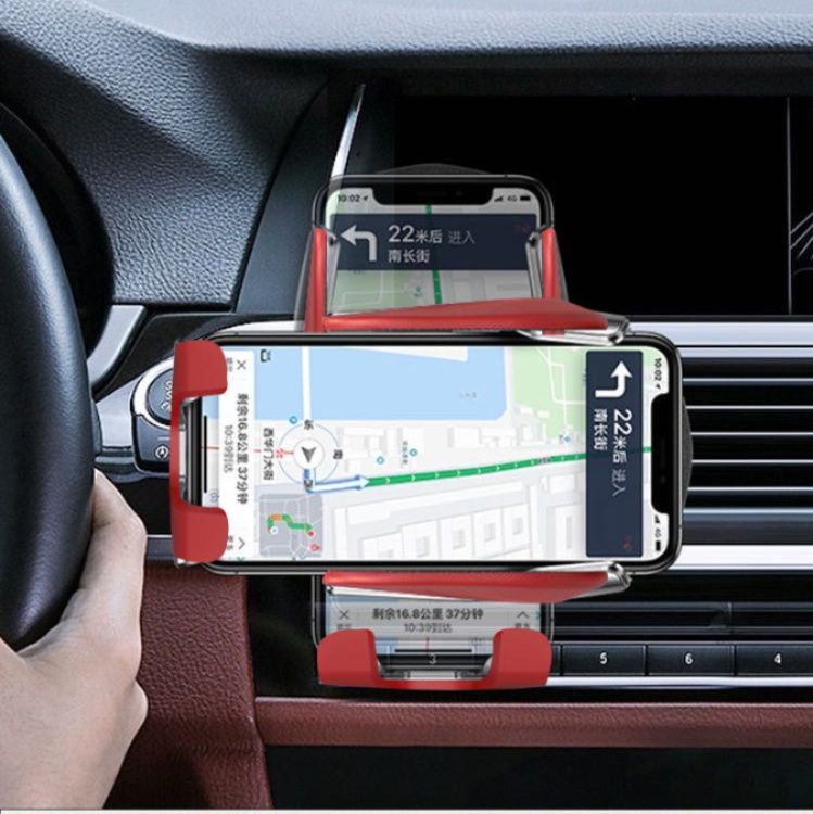 車 スマホホルダー 自動開閉式無線充電対応車載携帯電話固定器
