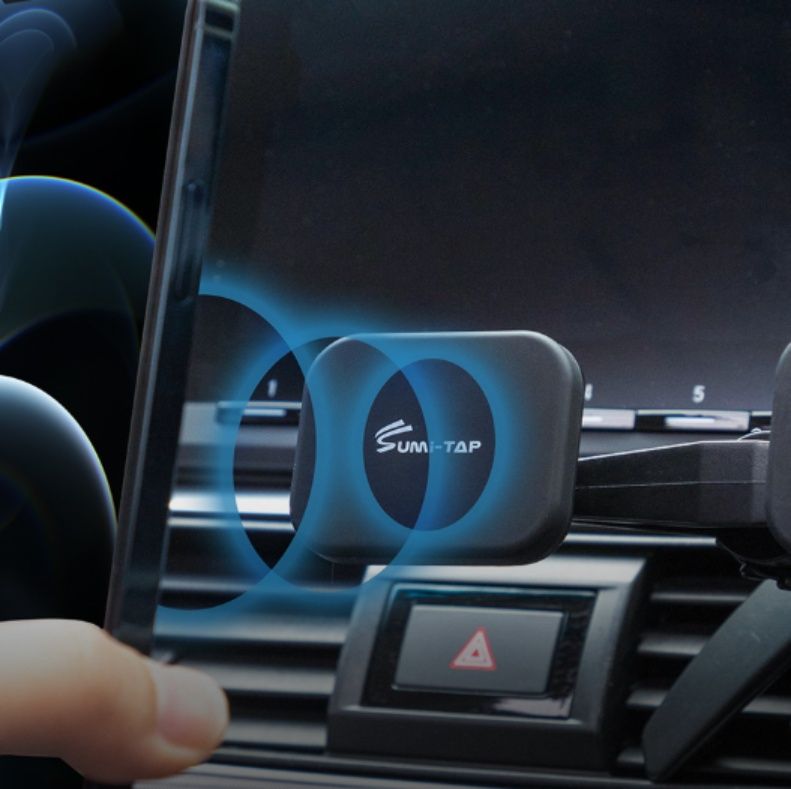 車 スマホホルダー 三角固定式二台同時使用対応車載台座