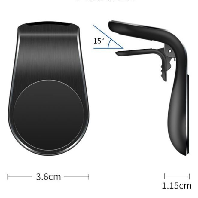 車 スマホホルダー 強力磁石式エアコン送風口固定型携帯端末保持器