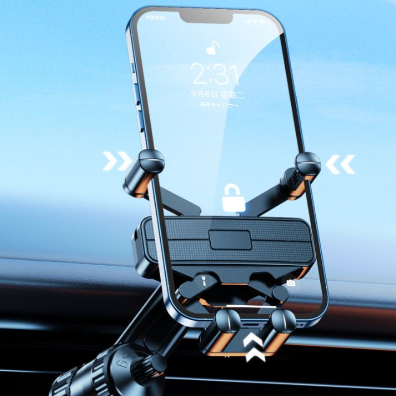 車 スマホホルダー 重力感応式エアコン通気口固定携帯端末台