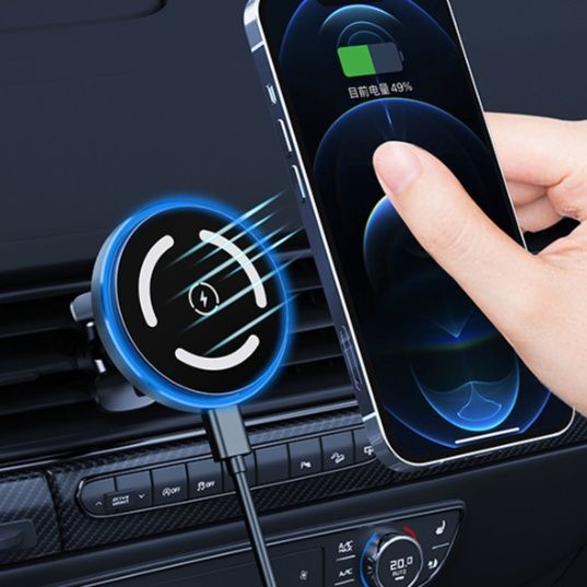 車 スマホホルダー 無線充電対応車載用携帯電話固定台