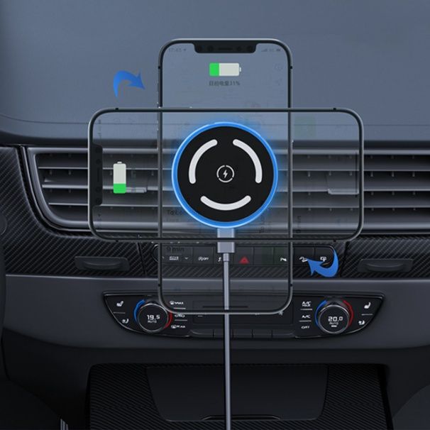 車 スマホホルダー 無線充電対応車載用携帯電話固定台