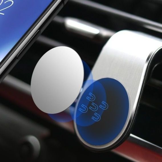車 スマホホルダー 強力磁石式エアコン送風口固定型携帯端末保持器