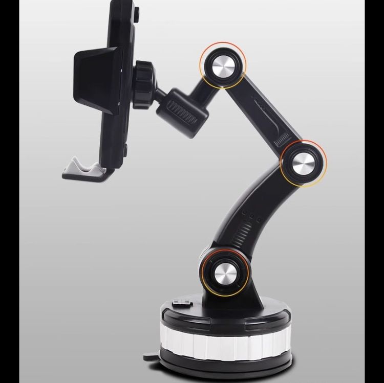 車 スマホホルダー 多関節アーム式吸盤スマートフォン固定台