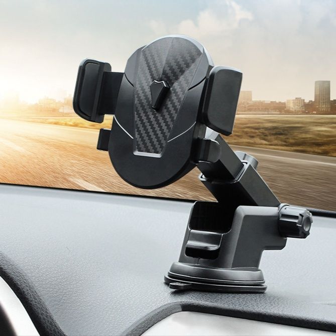 車 スマホホルダー 三百六十度回転式自動開閉車載吸盤固定台