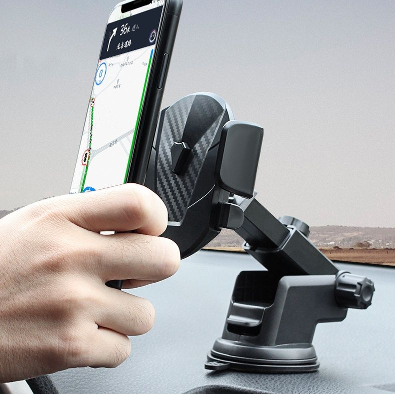 車 スマホホルダー 三百六十度回転式自動開閉車載吸盤固定台
