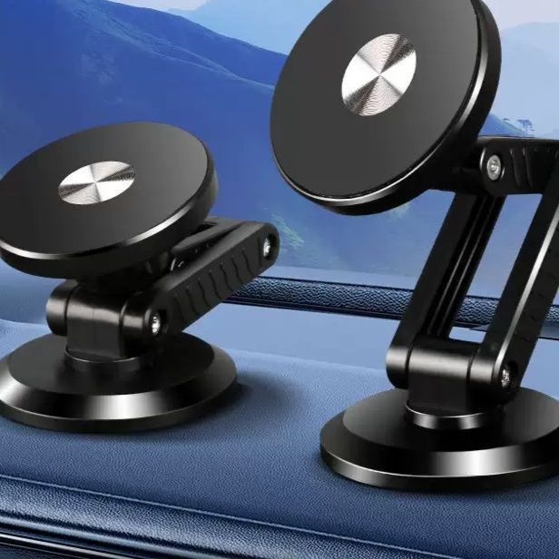 車 スマホホルダー 三百六十度回転式強力磁気吸着式車載固定台