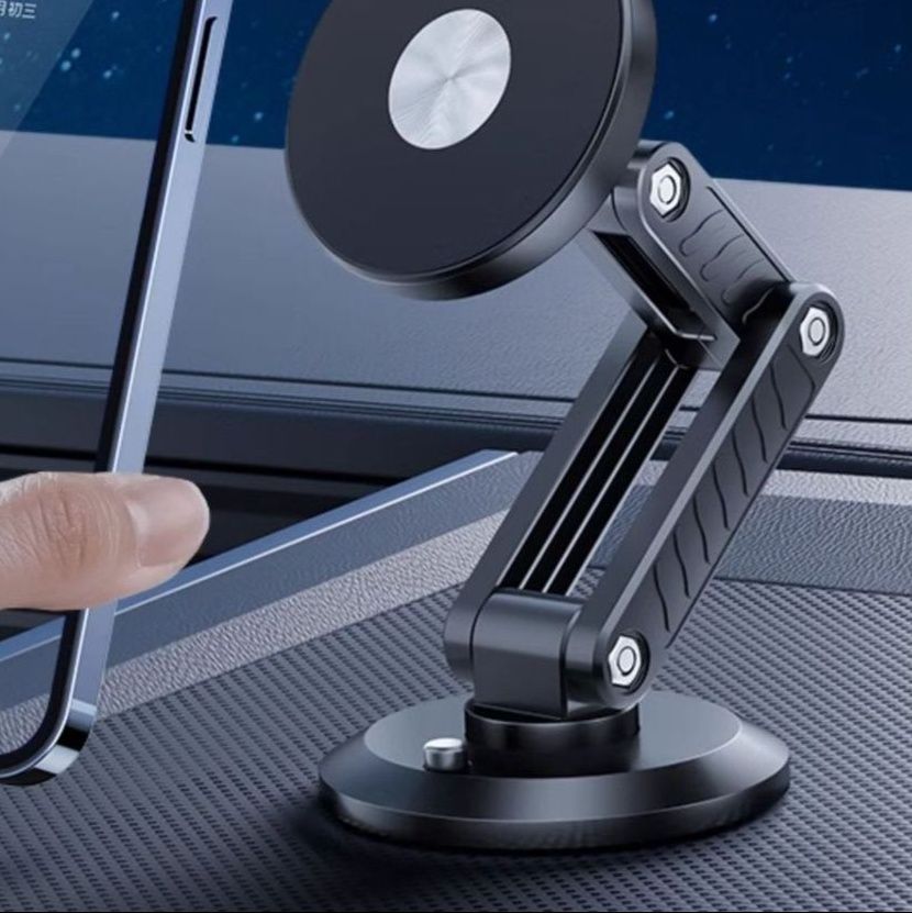 車 スマホホルダー 三百六十度回転式強力磁気吸着式車載固定台
