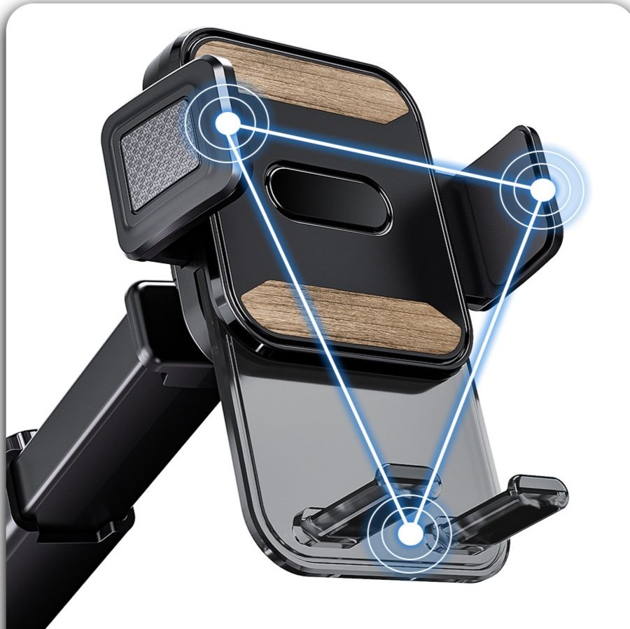 車 スマホホルダー 伸縮アーム式吸盤固定車載スマホホルダー